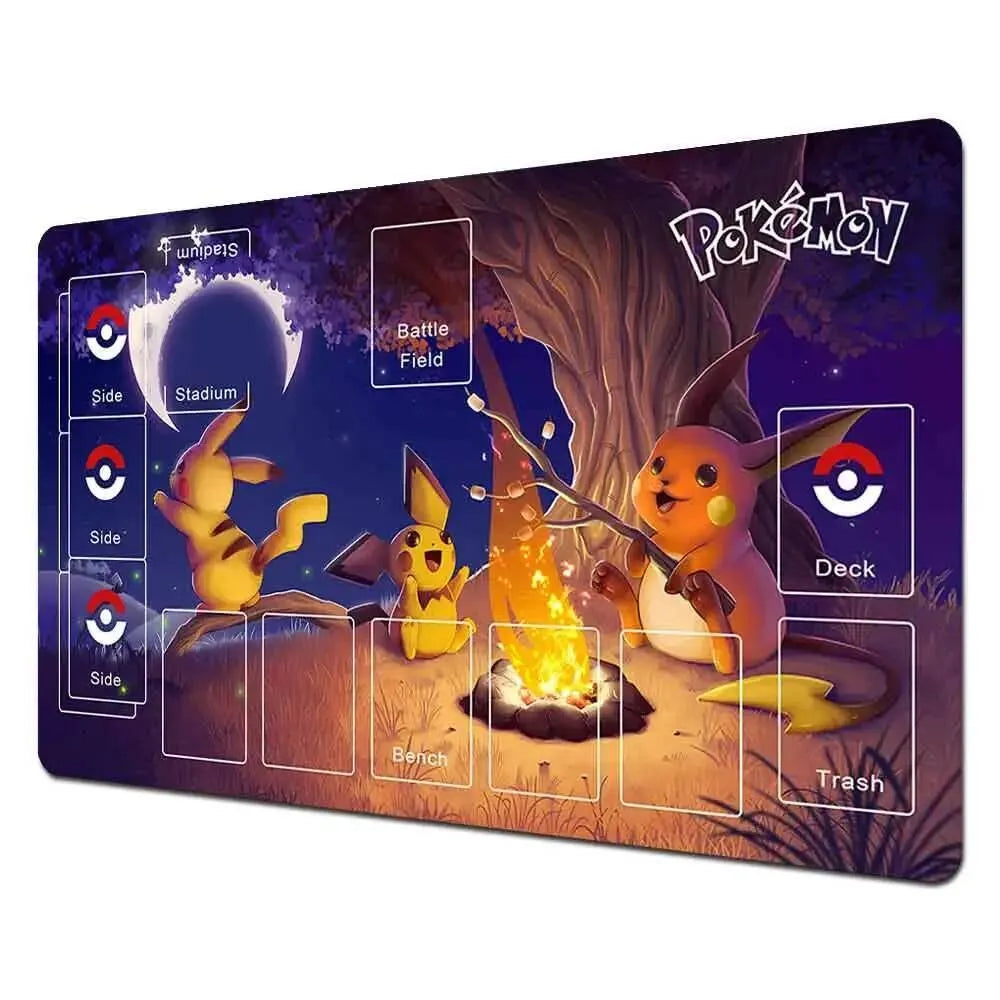 Pokemon Playmat PTCG Mat Trading Card Game Mat Dedicated Card Play Against Table Mat-01