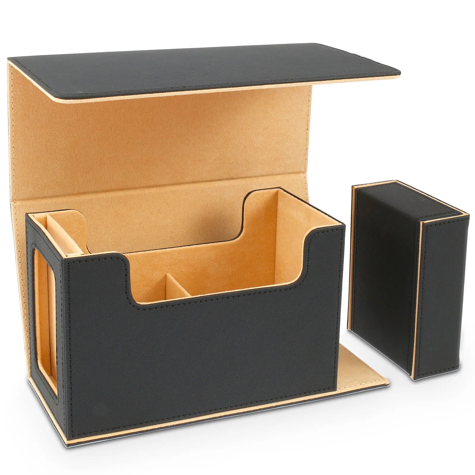 Card Deck Storage Box Large Capacity TCG MTG Durable Baseball Card Board Games Holder Magic Commander Deck Box with Dice Tray