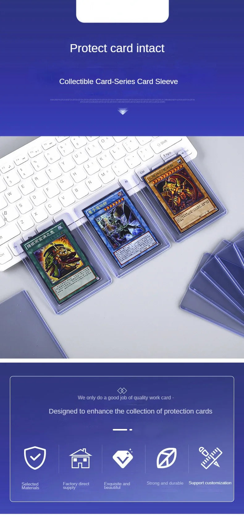 3"X4" Card Sleeves Top Loaders Baseball Trading Sports Football Card Protectors Hard Plastic Toploader Cards Holder Penny Sleeve