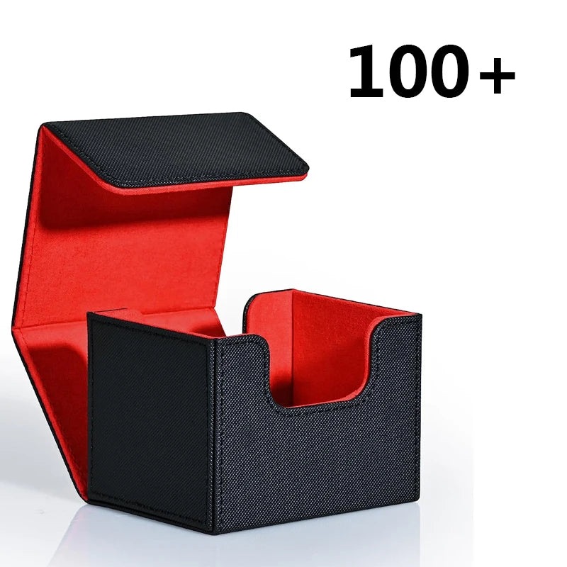 Card Deck Box Organizer Holder Storage Hobbies for Commander m tg Card Carrying Organiser Case Leather Card Deck Storage Box