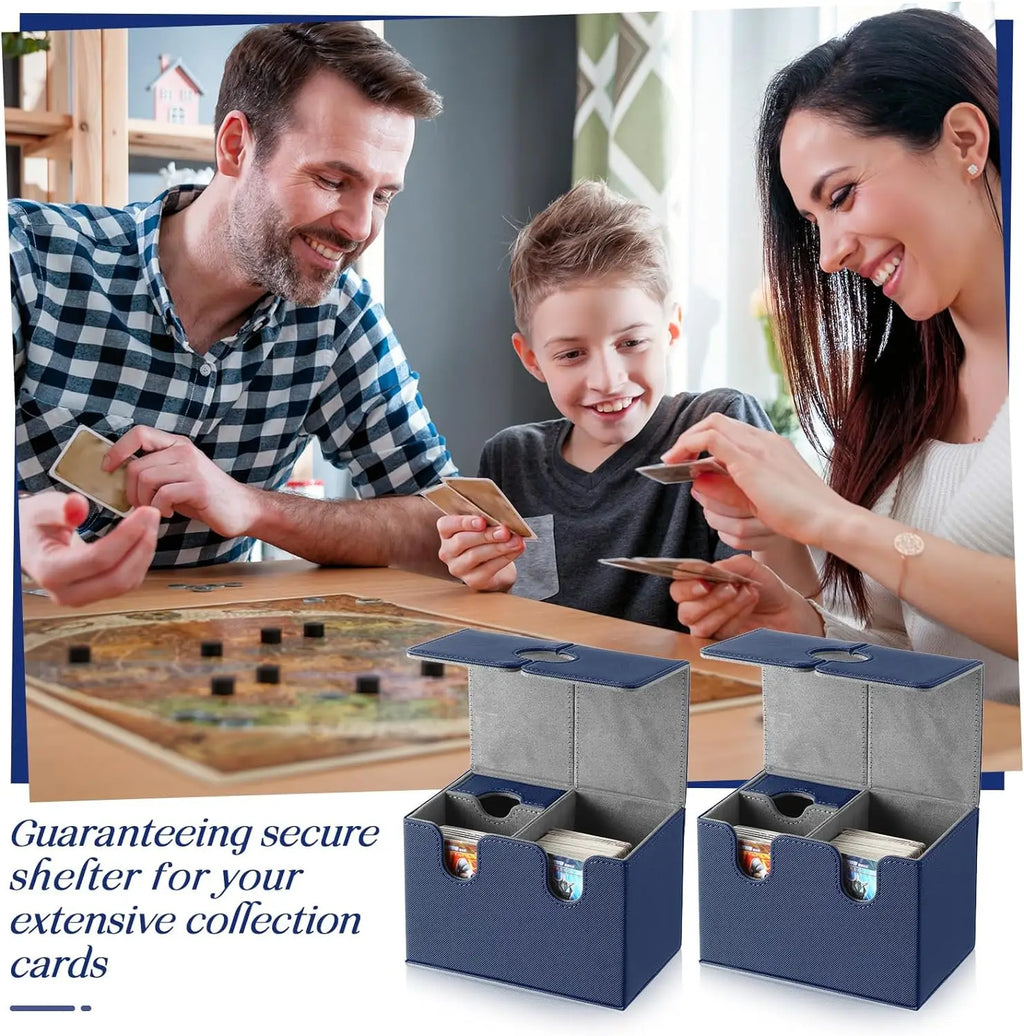 Card Deck Box Organizer Holder Storage Hobbies for Commander m tg Card Carrying Organiser Case Leather Card Deck Storage Box