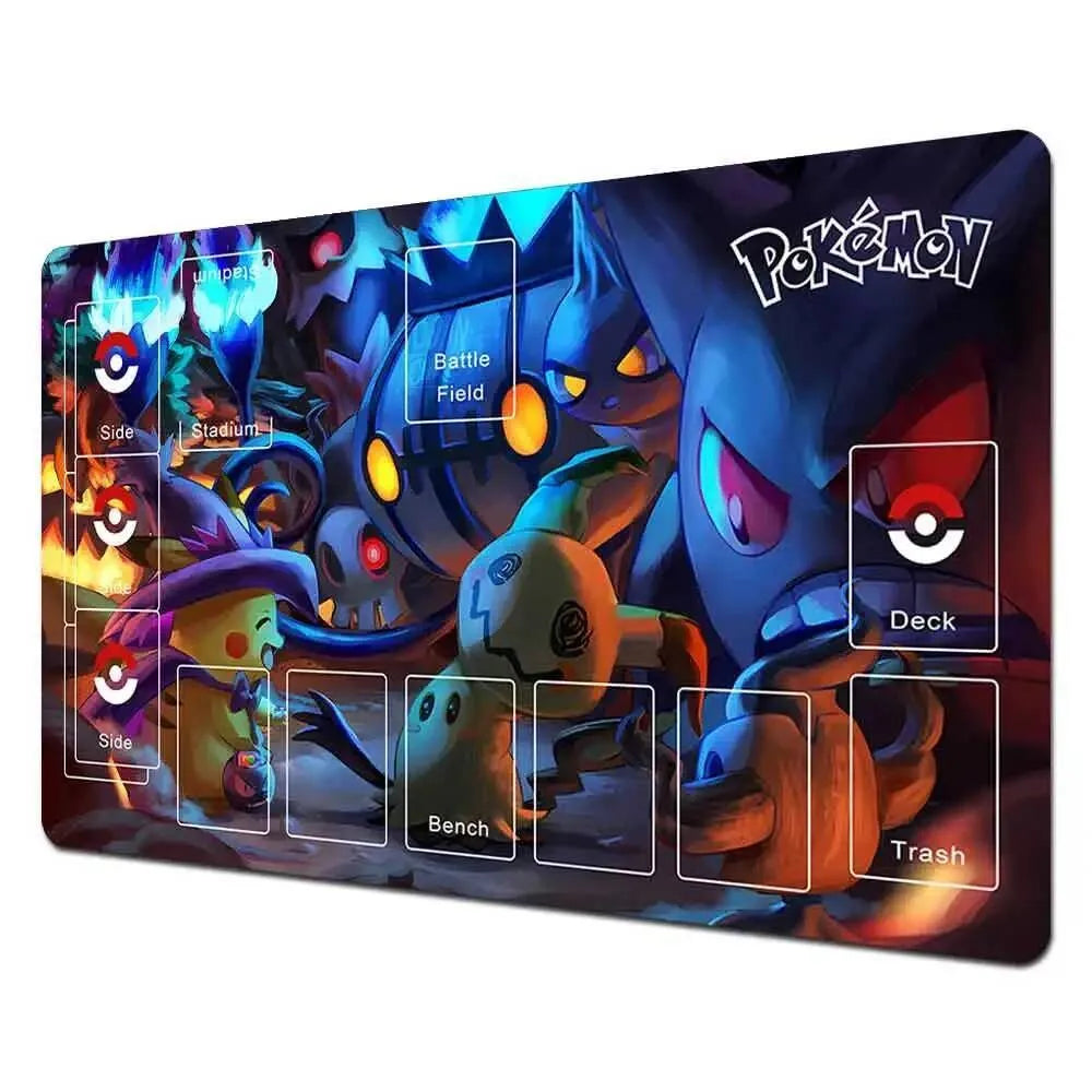 Pokemon Playmat PTCG Mat Trading Card Game Mat Dedicated Card Play Against Table Mat-01