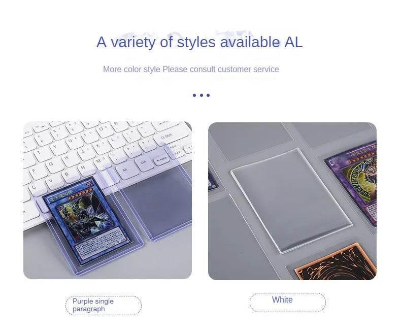 3"X4" Card Sleeves Top Loaders Baseball Trading Sports Football Card Protectors Hard Plastic Toploader Cards Holder Penny Sleeve