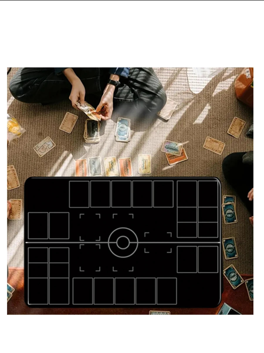 Single Player Board Game Card Battle Table Mat Mtg Magic Party Game Mat Tcg Card Mat Rubber Mat Foldable With Storage Bag