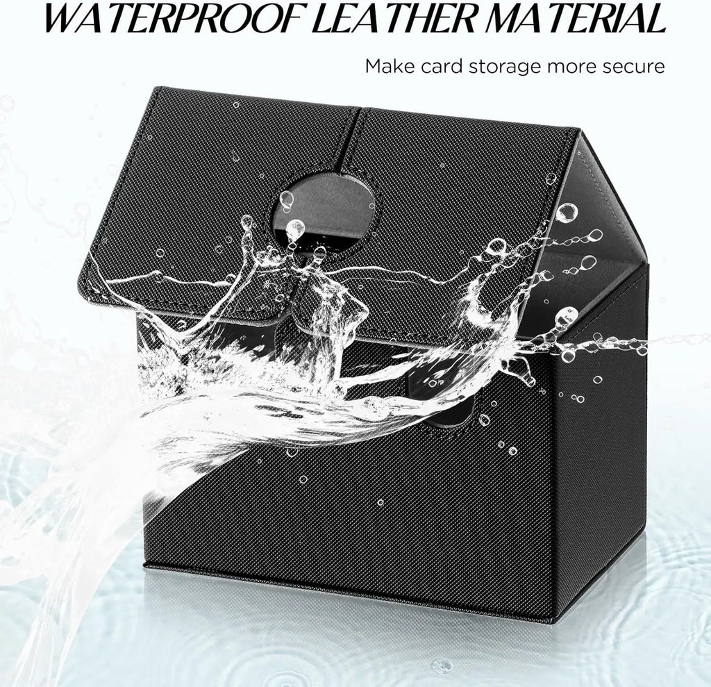 Card Deck Box Organizer Holder Storage Hobbies for Commander m tg Card Carrying Organiser Case Leather Card Deck Storage Box