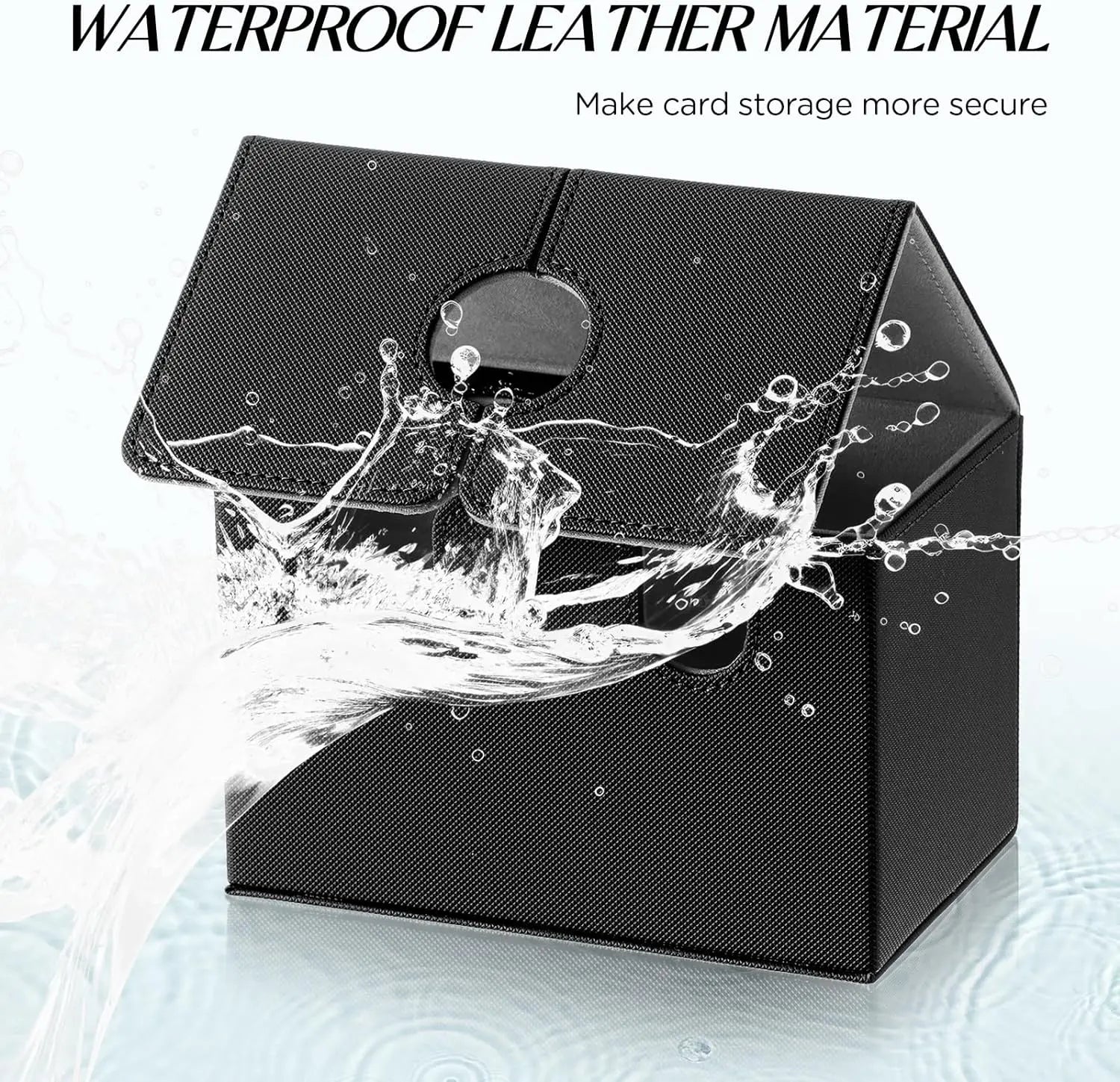 Card Deck Box Organizer Holder Storage Hobbies for Commander m tg Card Carrying Organiser Case Leather Card Deck Storage Box