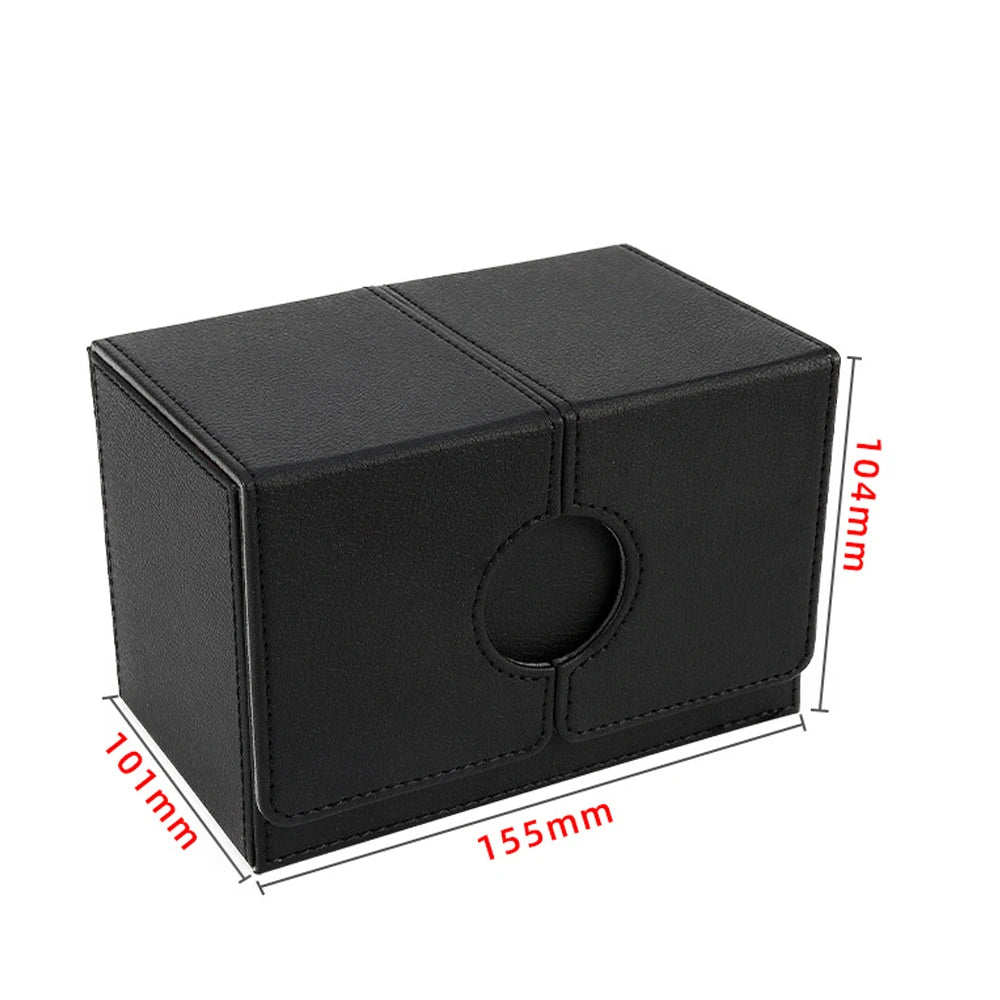 Card Deck Box Organizer Holder Storage Hobbies for Commander m tg Card Carrying Organiser Case Leather Card Deck Storage Box