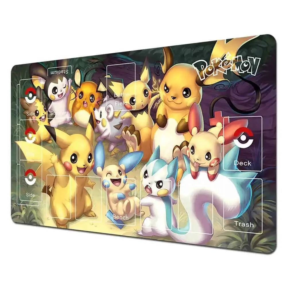 Pokemon Playmat PTCG Mat Trading Card Game Mat Dedicated Card Play Against Table Mat-01