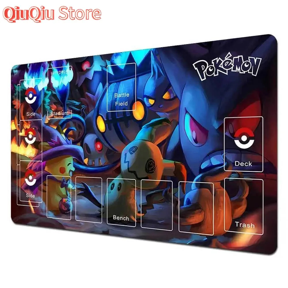 Pokemon Playmat PTCG Mat Trading Card Game Mat Dedicated Card Play Against Table Mat-01