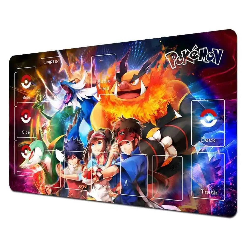 Pokemon Playmat PTCG Mat Trading Card Game Mat Dedicated Card Play Against Table Mat-01