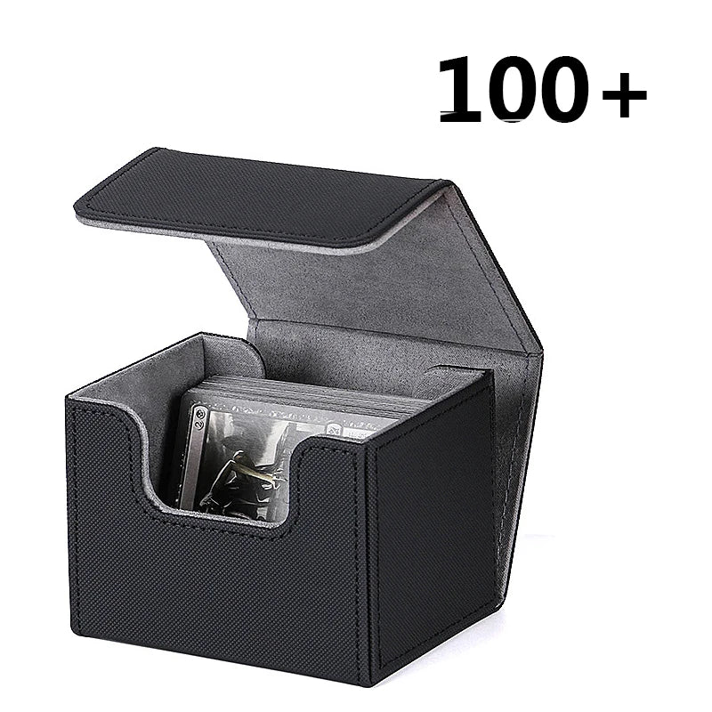Card Deck Box Organizer Holder Storage Hobbies for Commander m tg Card Carrying Organiser Case Leather Card Deck Storage Box