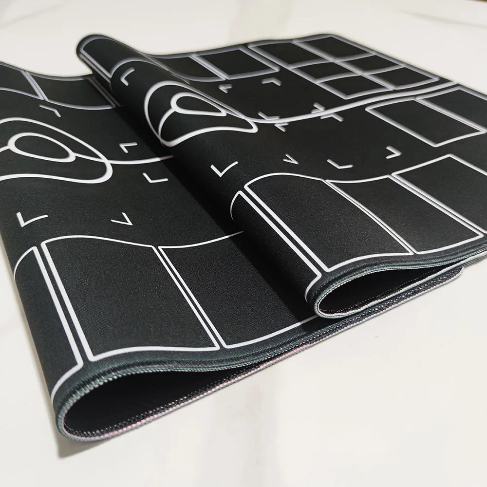 Single Player Board Game Card Battle Table Mat Mtg Magic Party Game Mat Tcg Card Mat Rubber Mat Foldable With Storage Bag